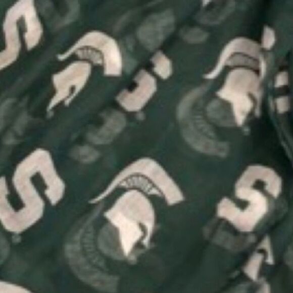 Michigan State University Spartan Infinite Scarf MSU SPARTANS Women’s Accessory - Picture 4 of 5
